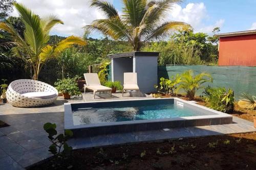 Piscina, La Villa Belle Lézarde (La Villa Belle Lezarde) in Petit-Bourg