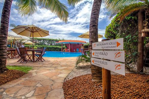 Exterior view of Aruana Eco Praia Hotel