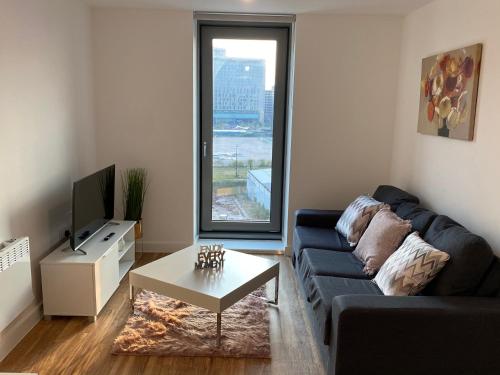 1 bedroom lovely apartment in Salford quays free street parking subject to availability Manchester