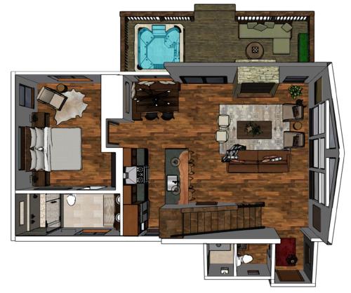 Anglers Paradise - Located on Lake Estes, Fireplace, Two Large Patios, and Private Jacuzzi thumb 2