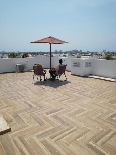 Departamento monarca en Mazatlan 10 personas