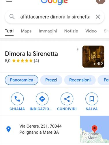  Dimora la Sirenetta in Polignano a Mare