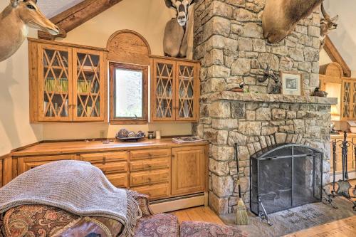 40-Acre Ski Retreat with Hot Tub and Trout Pond! in Banner Elk, USA