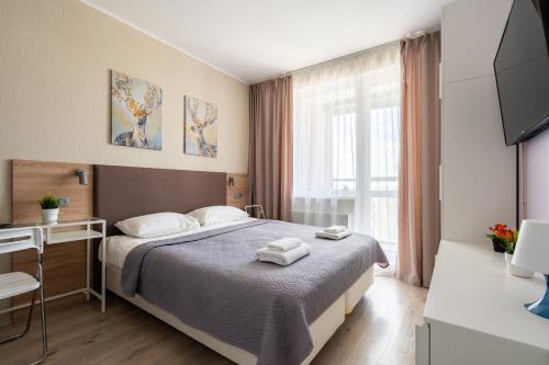 Апартаменты Like. Рядом с метро. Ресторан. Бассеин. Сауна / Apartments Like. Restaurant. Swimming po