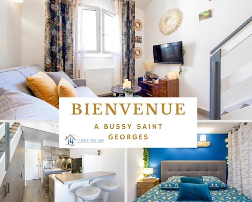 LuxmyHoliday - Duplex proche Disneyland 10min Paris 30min en RER - Location saisonnière - Bussy-Saint-Georges