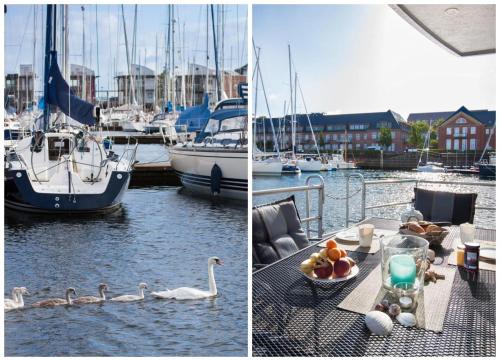 fewo1846 - Floatinghouse - Hausboot mit 2 Schlafzimmern in der Marina Sonwik