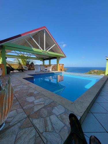 Swimmingpool, Tropical Paradise View in Marigot Bay