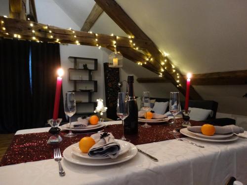 Vue splendide sur Chateau in Saumur Town Center