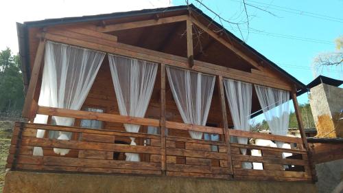 Balkons/terase, Bungalow Tossa Pelada i Mobil Home Rodell in Fornols