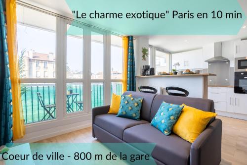 Le Charme Exotique Paris en 10 minutes - Location saisonnière - Argenteuil