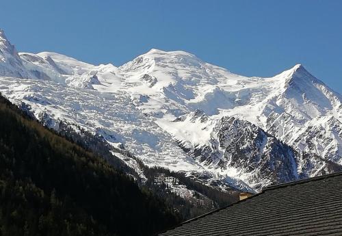 Studio with balcony, Mt Blanc view, parking, center of Chamonix Chamonix