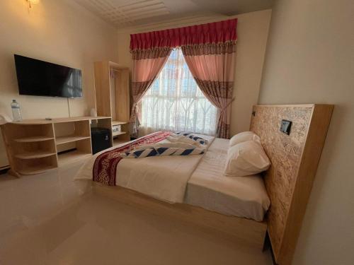 1 double bed