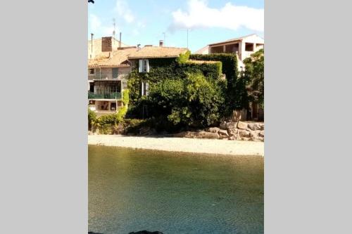 Character filled house overlooking the River Cesse