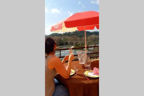 Joli Appartement, terrasse plein sud in Roquebrun