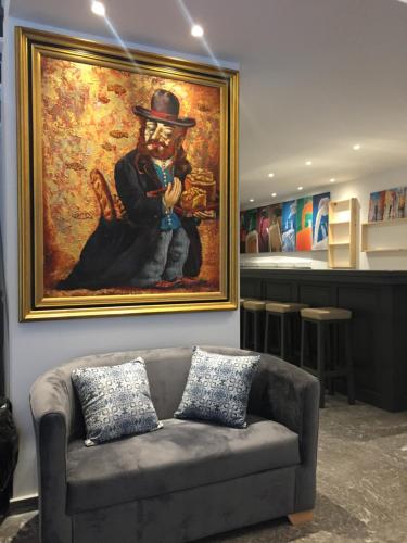 Bar/lounge, City Pearl Hotel in Crete Island