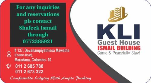 KLI Guest House & Lodge