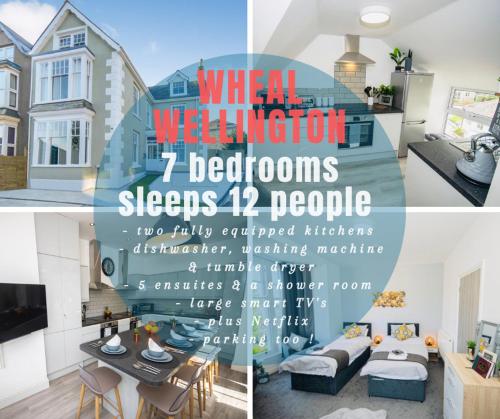 Wheal Wellington – Self Catering 7 Bedroom Property With 2 Kitchens And Parking
