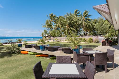 ガーデン, Villa Jessivia Beach in ハウミ