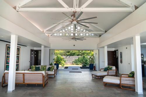 共用ラウンジ/TVエリア, Villa Jessivia Beach in ハウミ