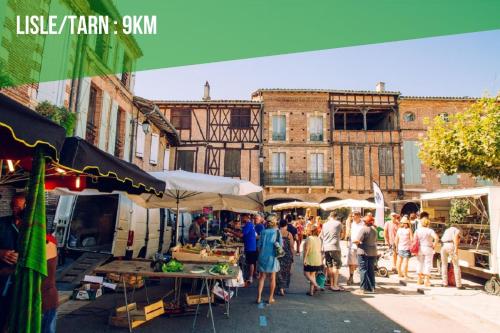 Le Gîte Nature Bien-Etre du Tarn entre Toulouse et Albi & Les Cottages du Tarn