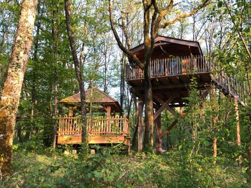 Cabane Perchée Spa Dordogne La Ferme de Sirguet