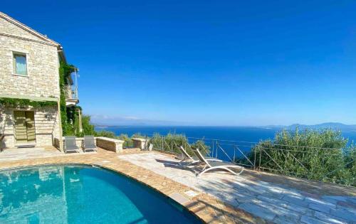 Paleopetres Marnie - Private Pool - Sea Views - Nissaki - North East Coast -