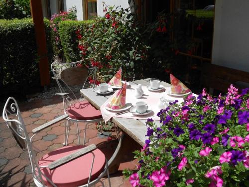 مطعم, Aparthotel Alpenpark in كوشيل