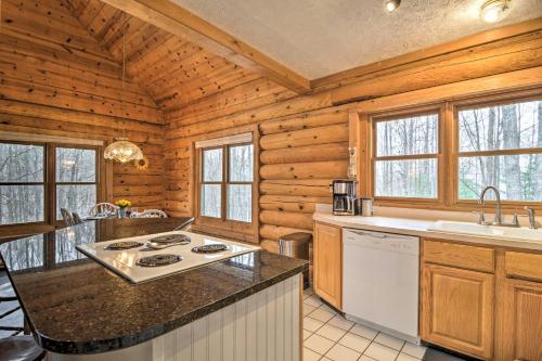 Secluded Gaylord Cabin with Deck, Fire Pit and Grill!