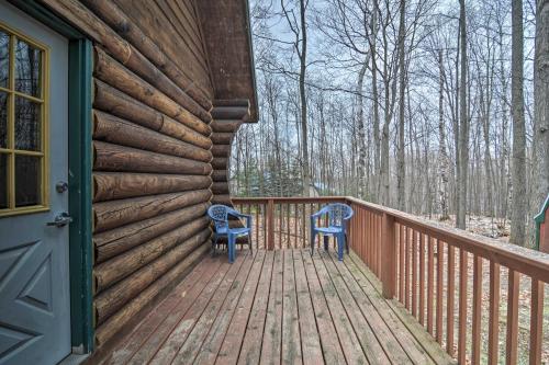 Secluded Gaylord Cabin with Deck, Fire Pit and Grill!