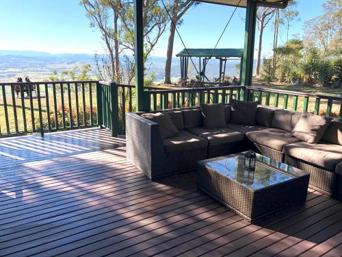 陽台/露台, 山谷景豪華度假酒店 (Valley View Luxury Retreat) in 瓦塞