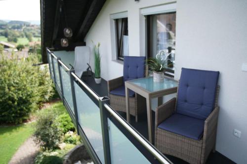 Balcony/terrace, Ferienwohnungen Gastehaus Schreiner in Arrach