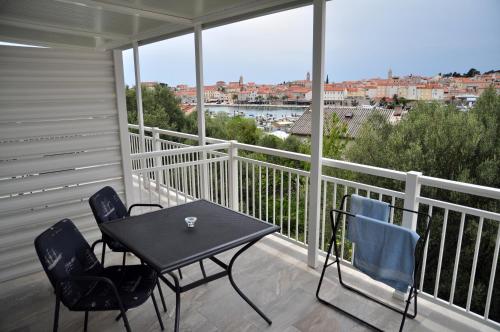 Balkons/terase, Rose rooms on the island of Rab in Raba