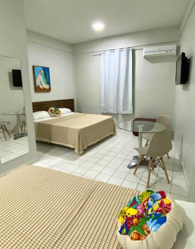 1 double bed