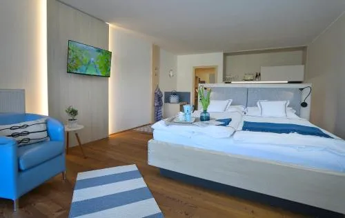 Frauscher Hafen-Apartments in Gmunden, Österreich