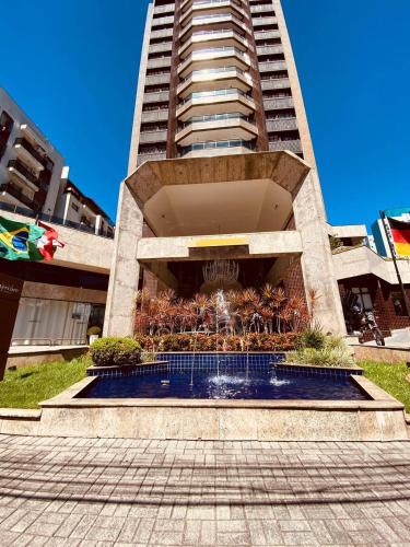 Apart-hotel, piscina, TV a cabo, academia Joinville