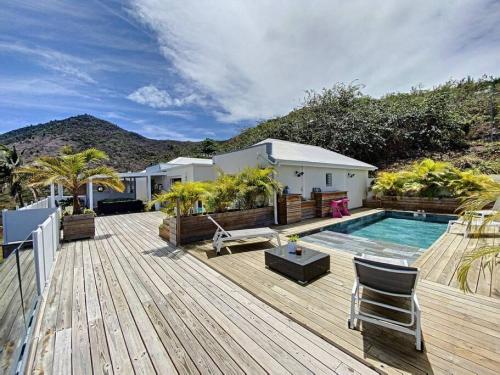 Villa La Guapa, sea view, private pool, 5 min from the beach