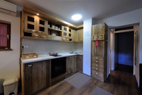 廚房, Apartment Drvena kuca Mreznica in 斯維薩