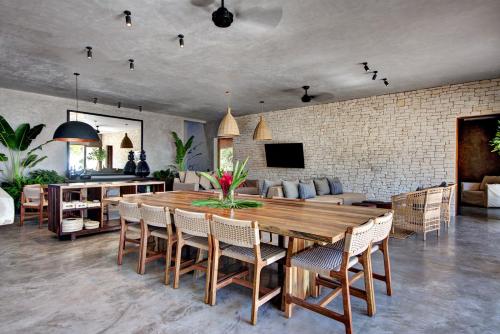 Beachfront Villa in Tankah Bay in Tulum, Mexico