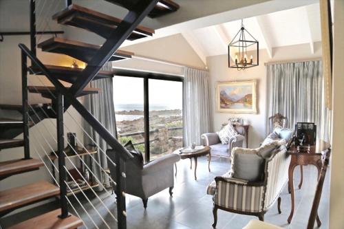 Közös társalgó / TV, Proteus Beach House in Rooiels