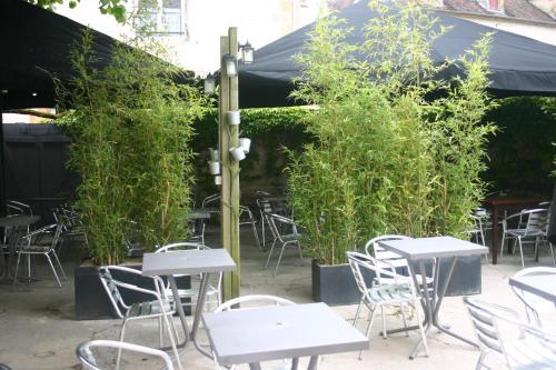 Rõdu/terrass, La Terrasse - Hotel Restaurant a Vezelay in Vezelay