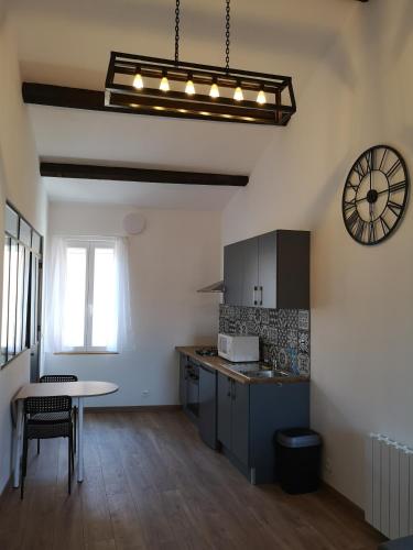virtuve, Studio de charme pour des vacances réussies (Studio de charme pour des vacances reussies) in Corneilla-Del-Vercol