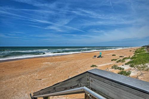 Oceanfront Ormond Beach Getaway with Balcony!