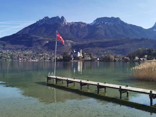 Lac Annecy plage privée, Duplex Baie des voiles