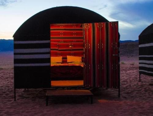 Desert bedouin camp