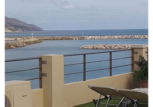 View, Xristinas Seaside Apartments in Kolimvari