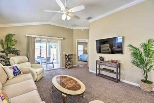 Sunny Courtyard Villa with Patio Golf and Dine! in The Villages, USA