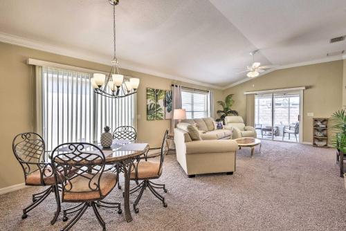Sunny Courtyard Villa with Patio Golf and Dine! in The Villages, USA
