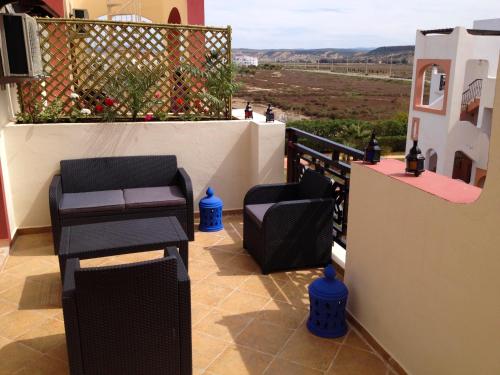 balkon/terras, Appartement Residence Alwaha Saidia in Saidia