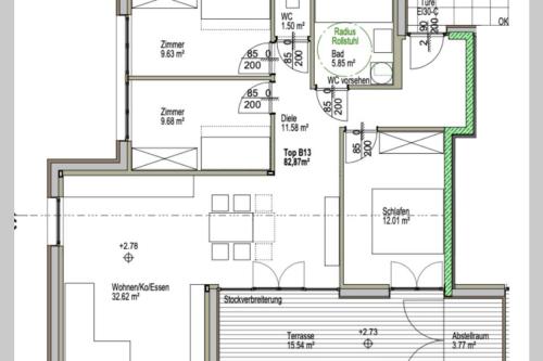 Terrassenwohnung in prämierter Wohnanlage