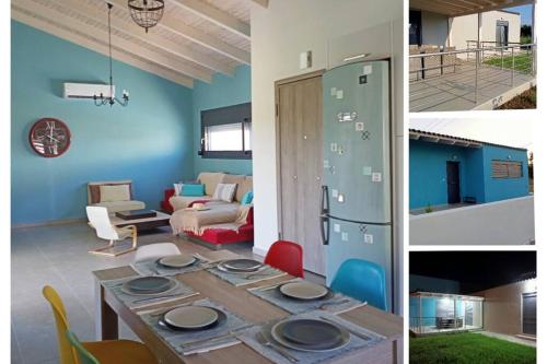 Maison Bleue in Skoutelonas gîte à louer Minothianá